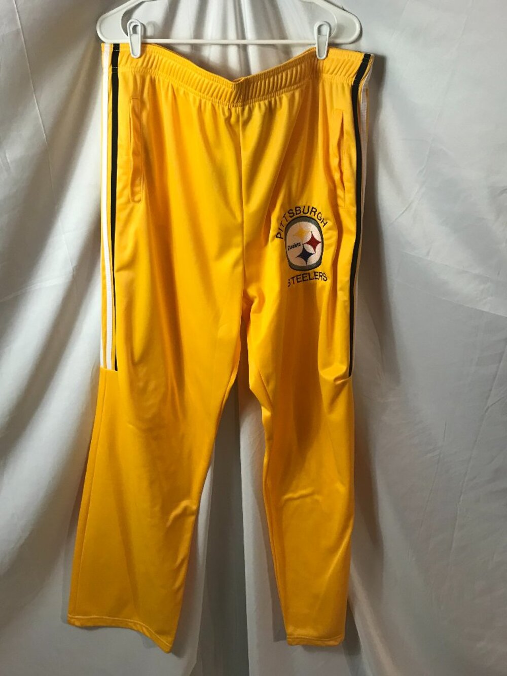 Pittsburgh Steelers Drawstring Activewear Athletic Sport Cut Jogging Sweatpants